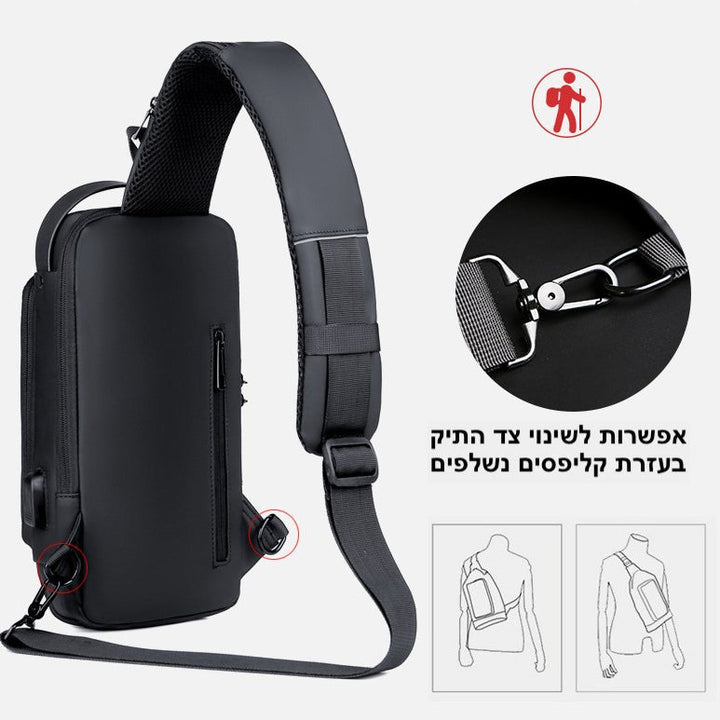 תיק מאובטח לגברים Anti Theft | Luggage and bags | אוזו-שופ